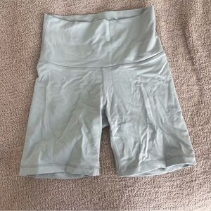 Women's TNA Light Blue Bike Shorts